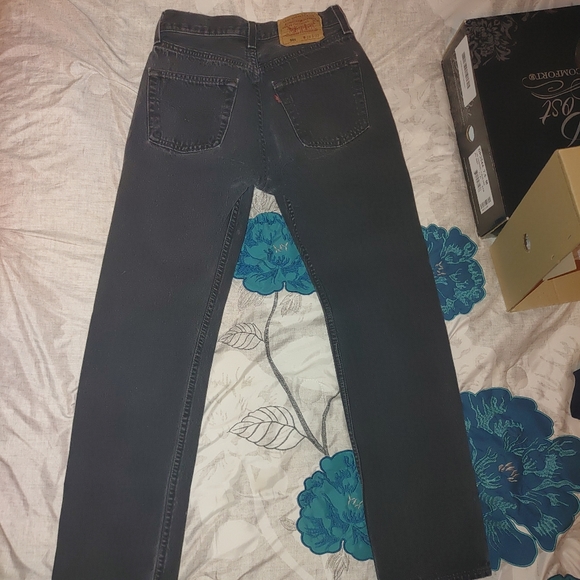 Vintage 90's Black Levis 501 jeans - Picture 2 of 11